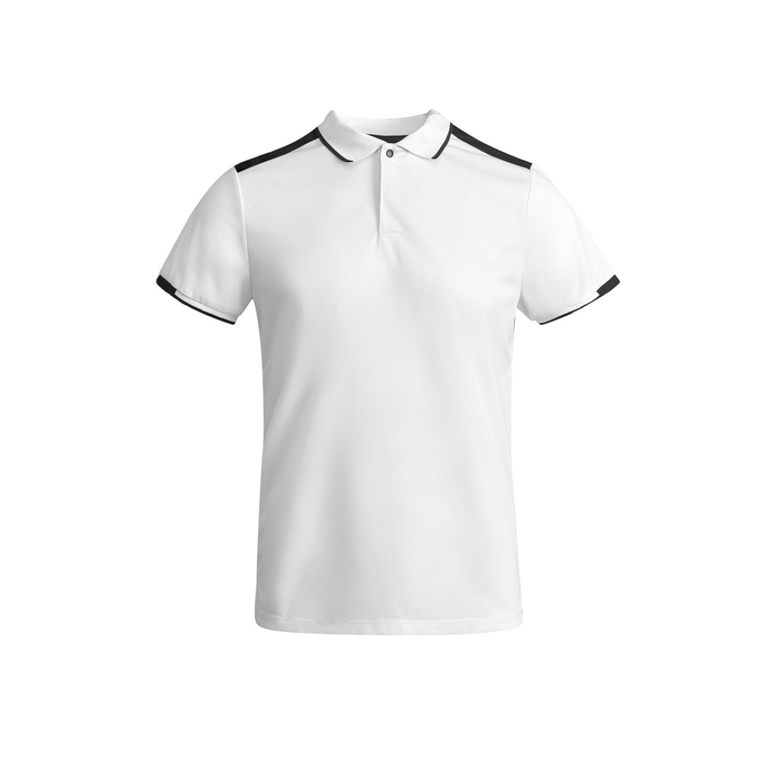 Рубашка-поло "Tamil" мужская, белый/черный