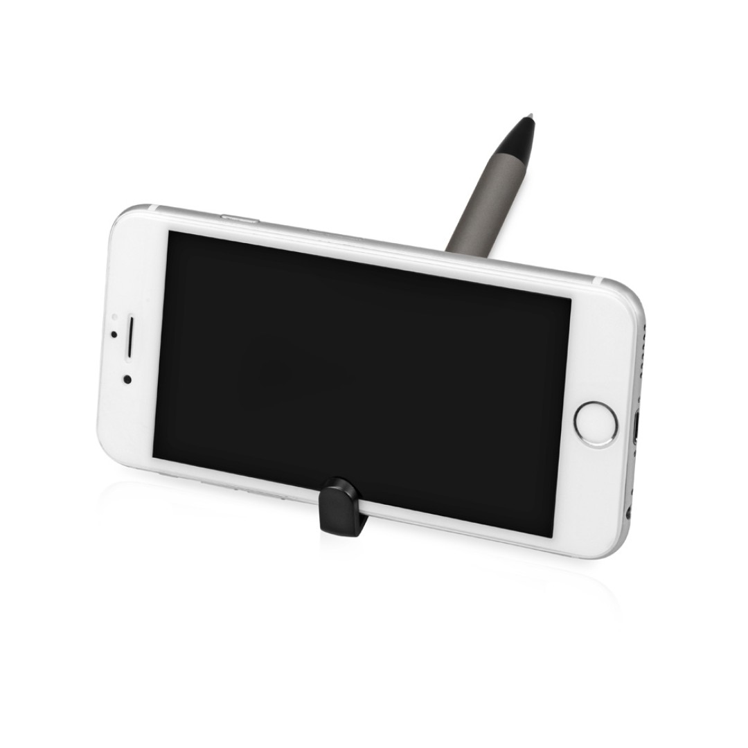 Ручка-подставка шариковая «Кипер Металл», серый (Р)