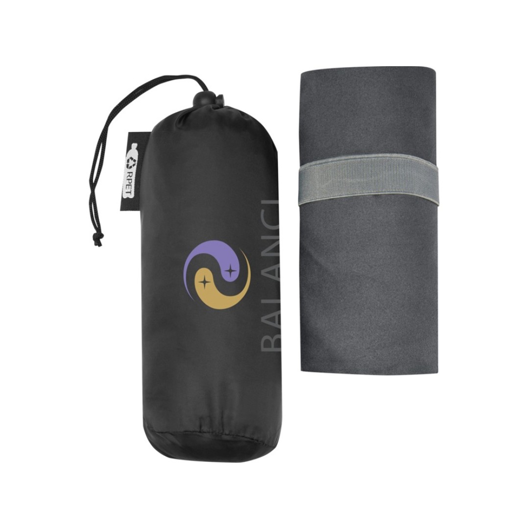 Pieter сверхлегкое быстросохнущее полотенце из переработанного РЕТ-пластика, серый