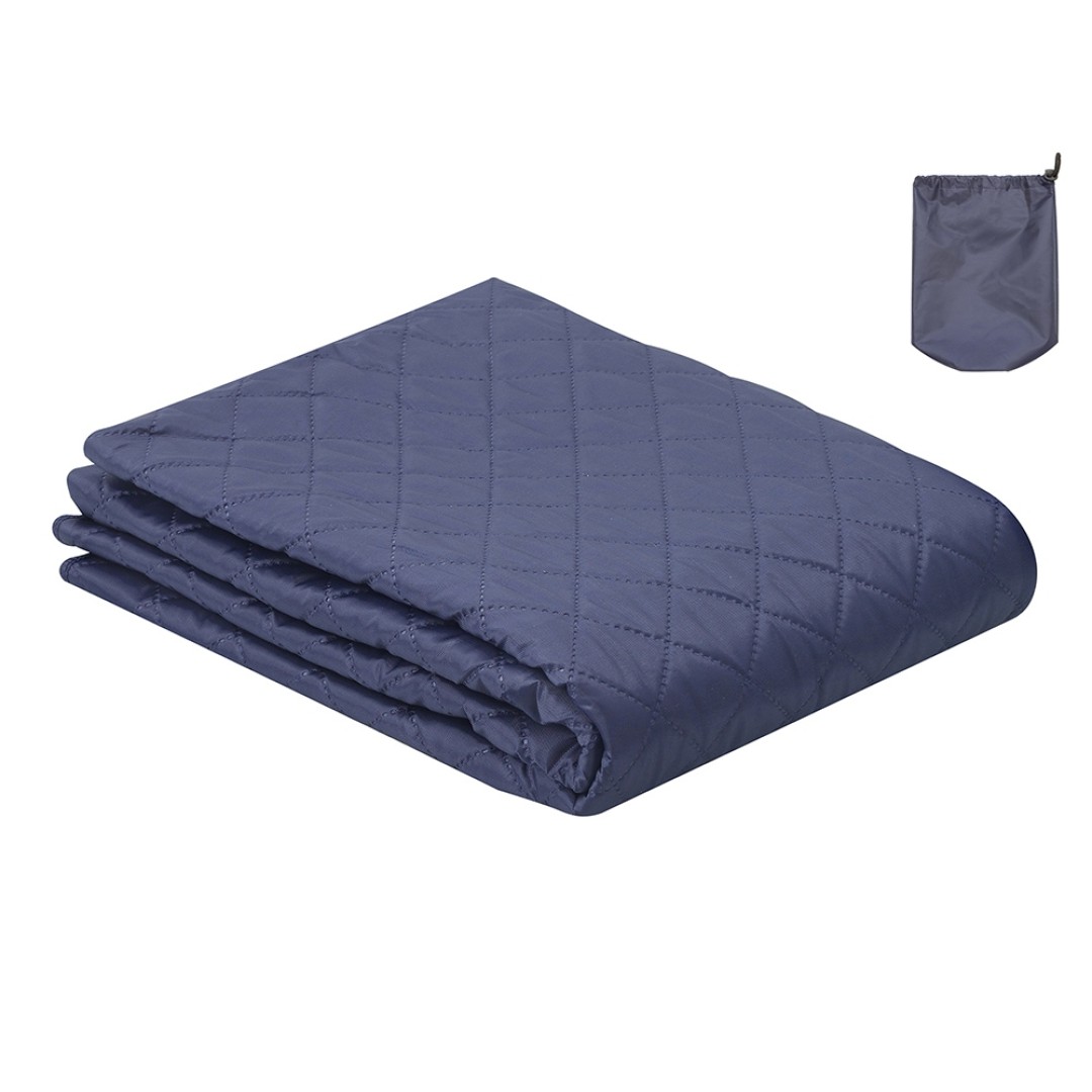 Пончо Cappy с капюшоном на липучке в мешке, темно-синий