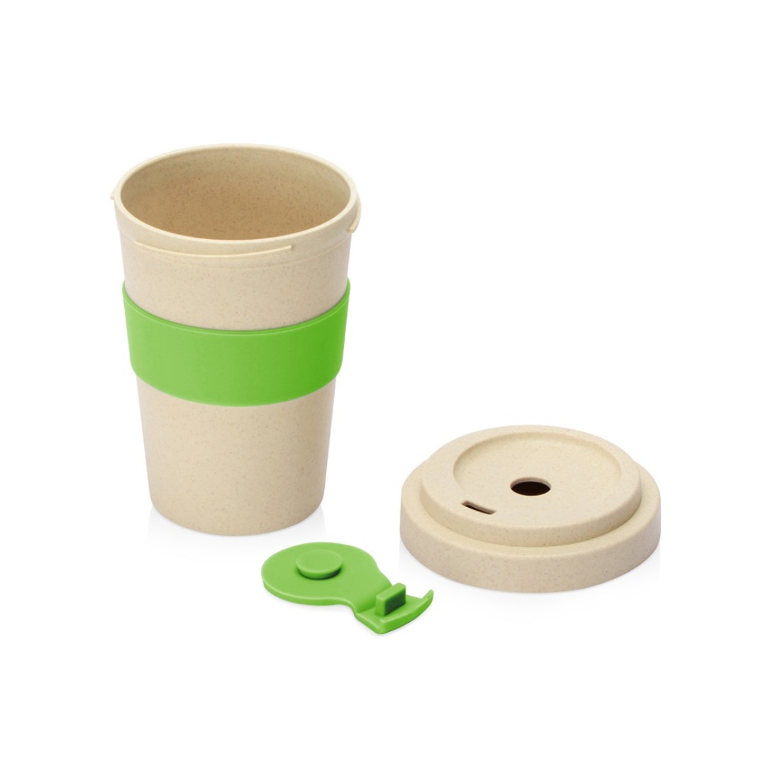 Стакан из пшеничного волокна «Flava», зеленое яблоко