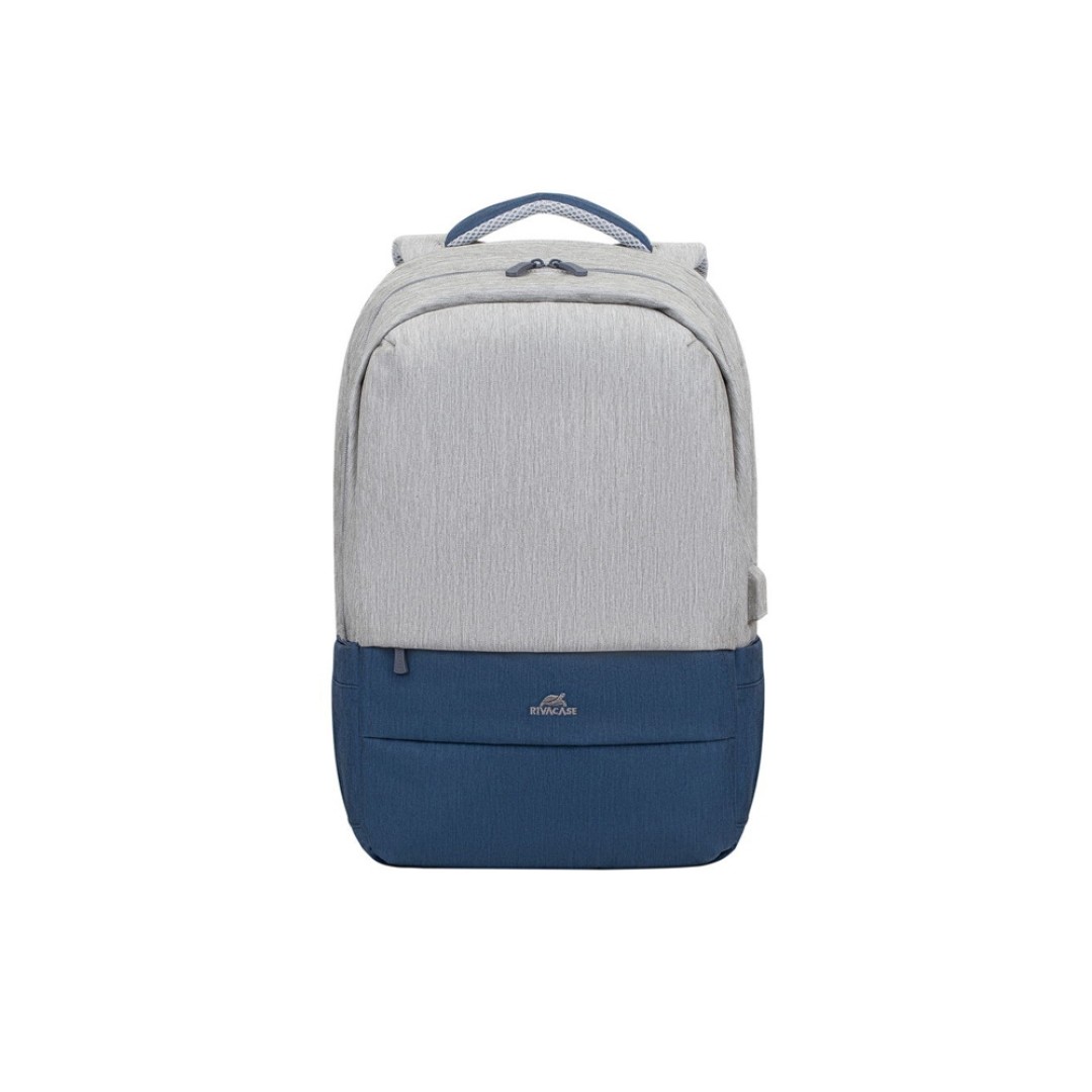 RIVACASE 7567 grey/dark blue рюкзак для ноутбука 17.3" / 6