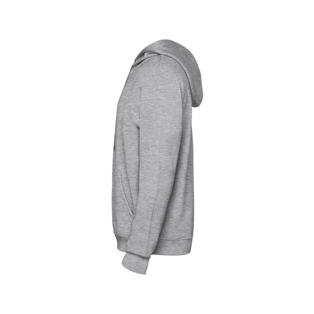 Толстовка с капюшоном "Urban" детская, серый меланж/черный