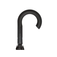 Зонт-трость 7915 Carbon» с куполом из переработанного пластика, полуавтомат, черный