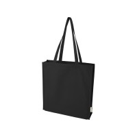 Florida эко-сумка с ластовицей плотностью 270 г/м2 - сплошной черный