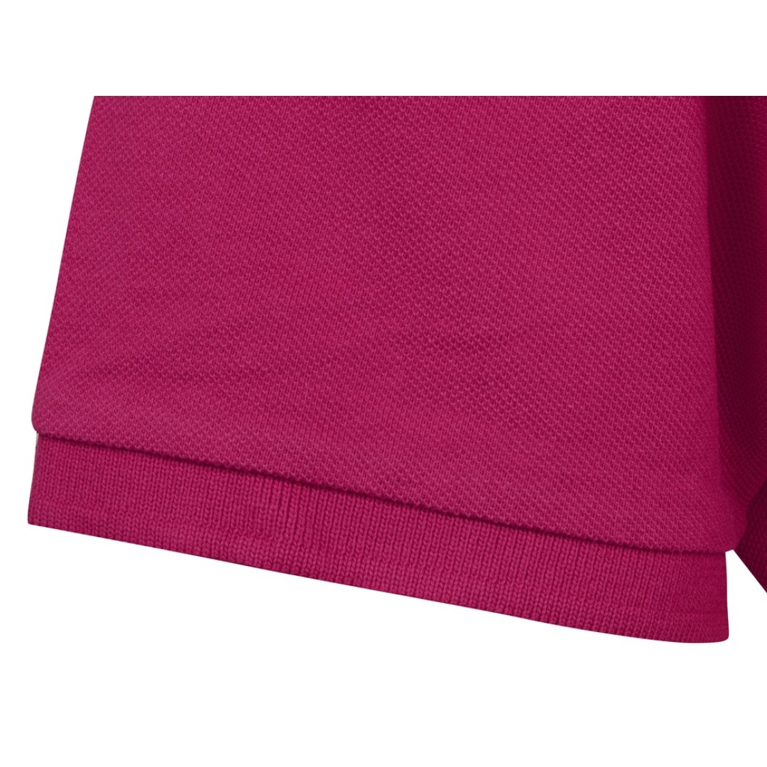 Calgary женская футболка-поло с коротким рукавом, фуксия