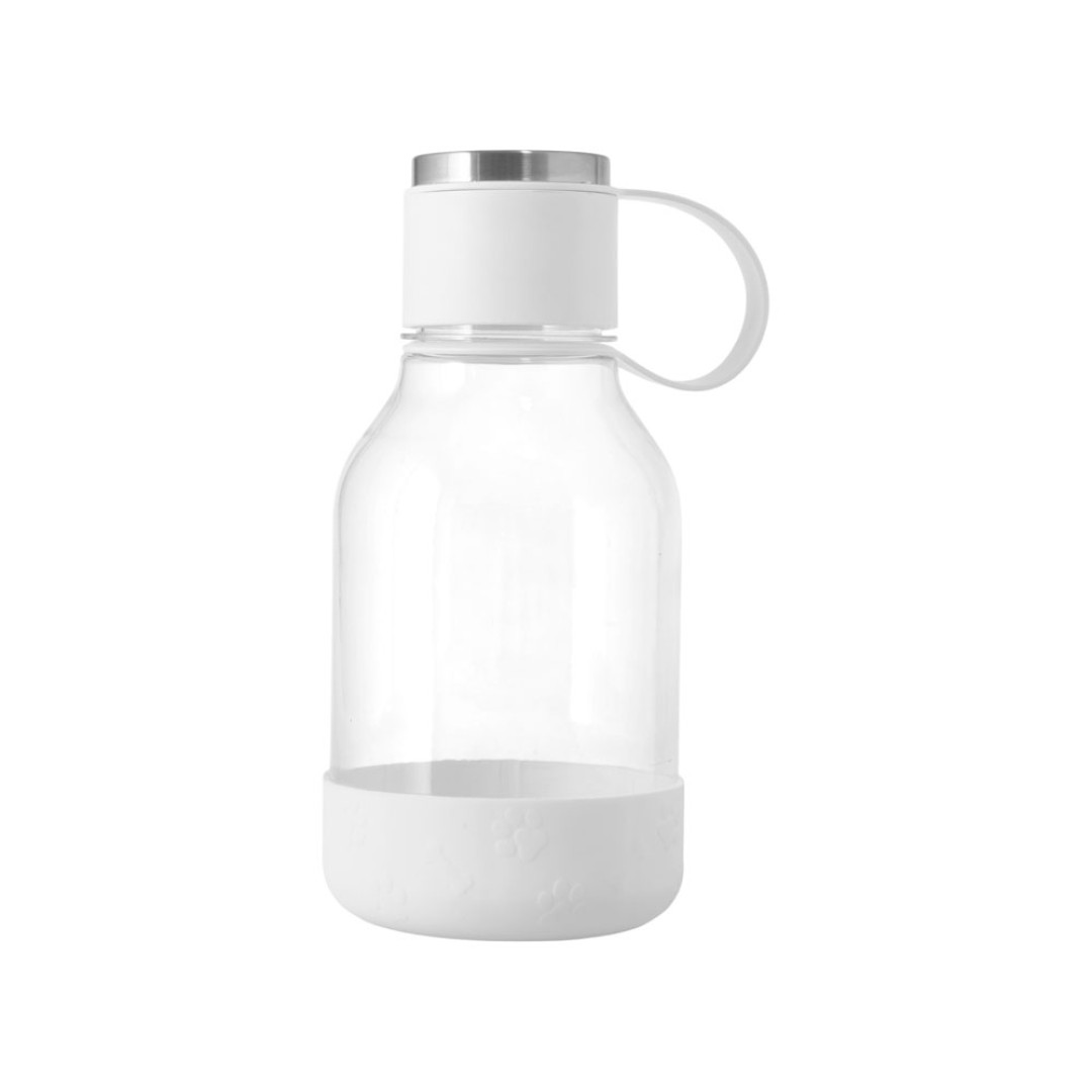 Бутылка для воды 2-в-1 «Dog Bowl Bottle» со съемной миской для питомцев, 1500 мл, белый с гравировкой