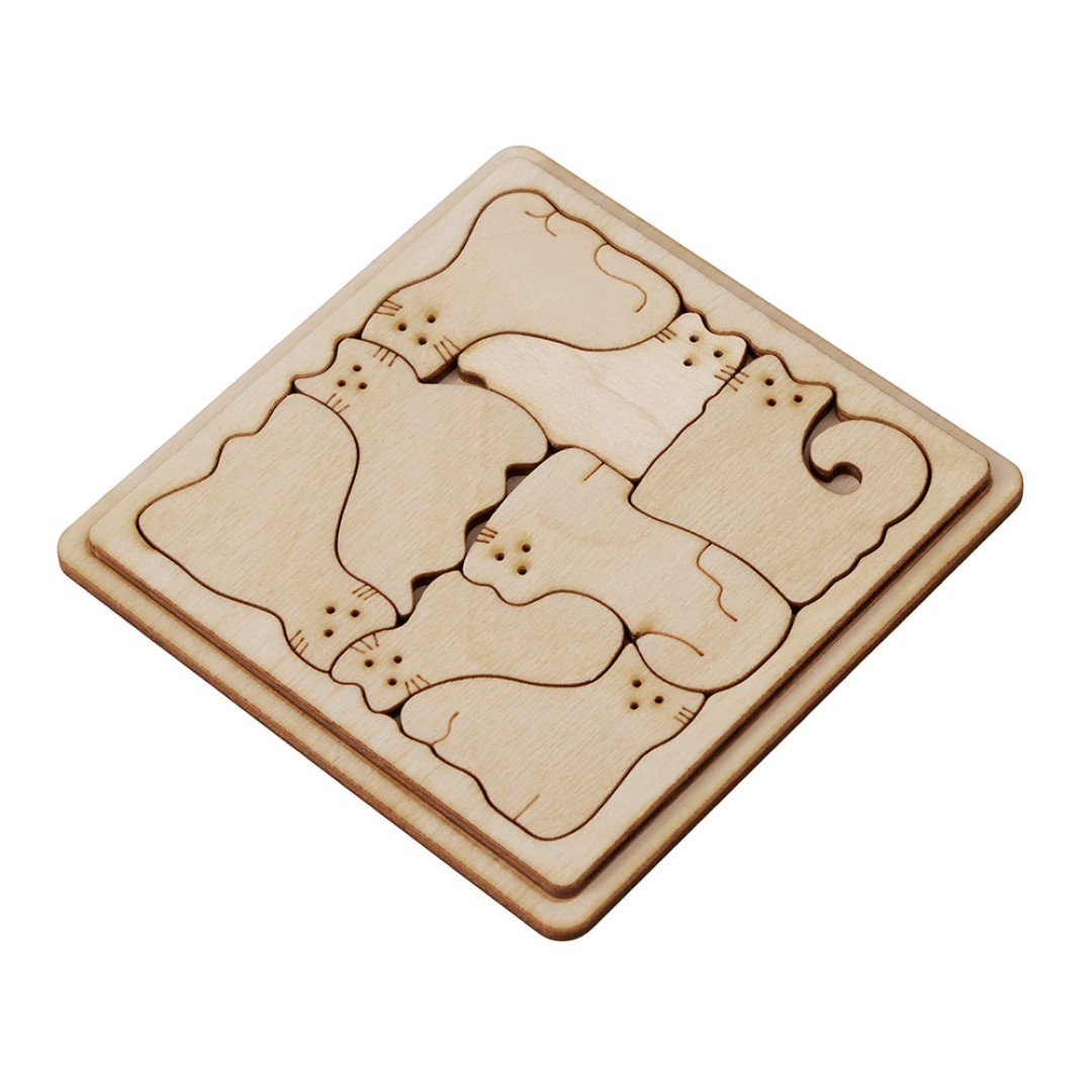 Деревянная головоломка "Catgram"