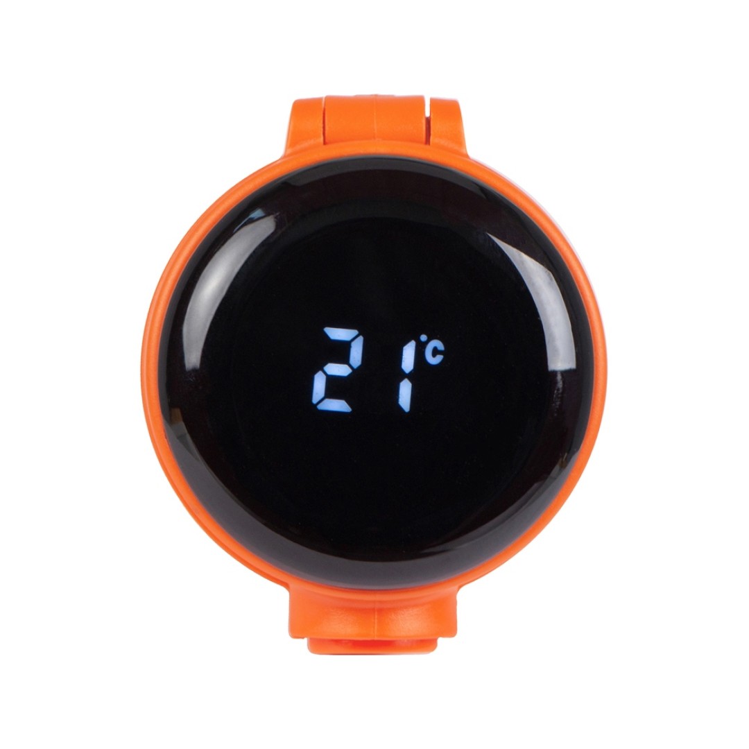 Вакуумная термокружка Waterline с медной изоляцией «Bravo», 400 мл, тубус, оранжевый