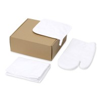 Подарочный набор с фартуком, прихваткой, белый