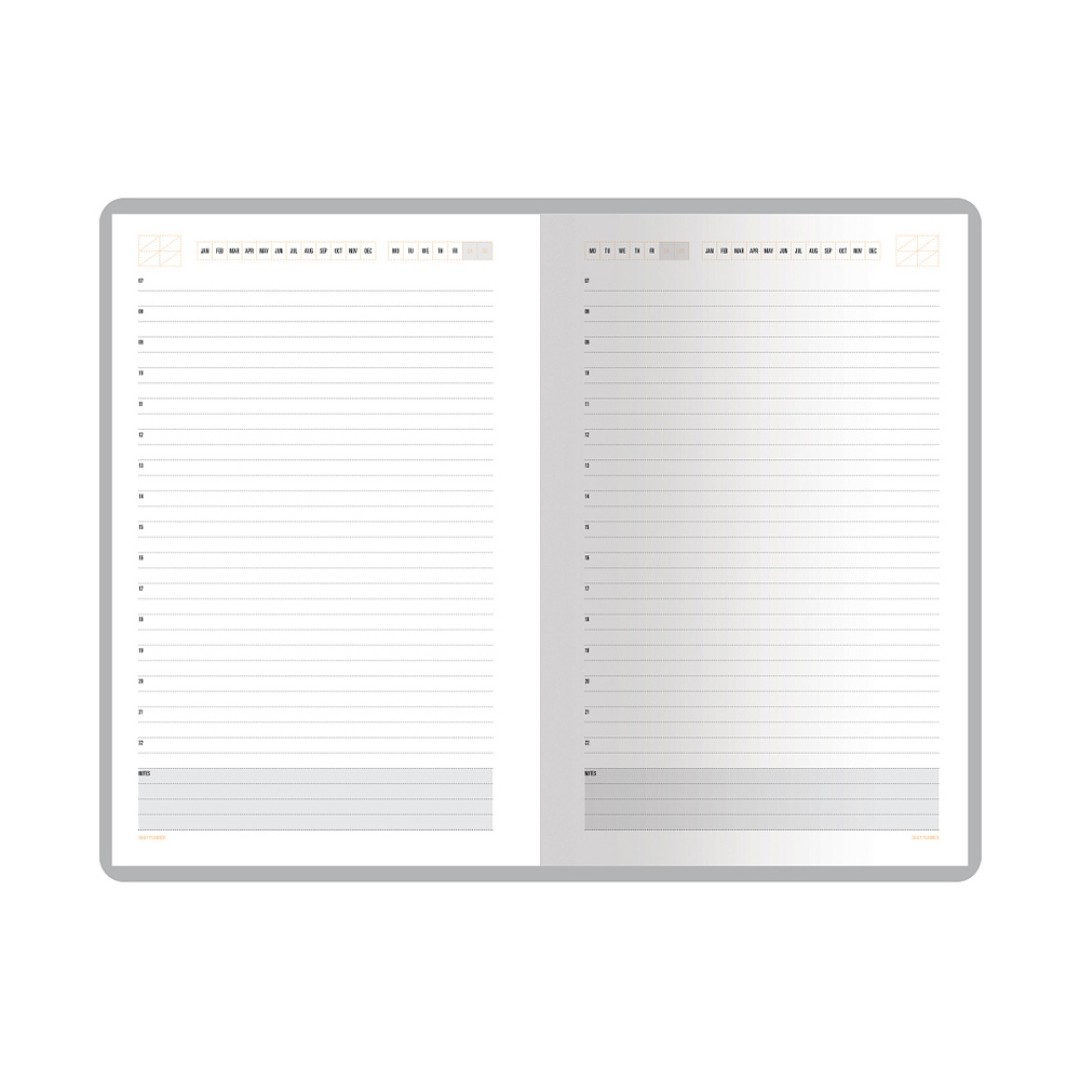 Ежедневник А5 недатированный «Mercury», черный