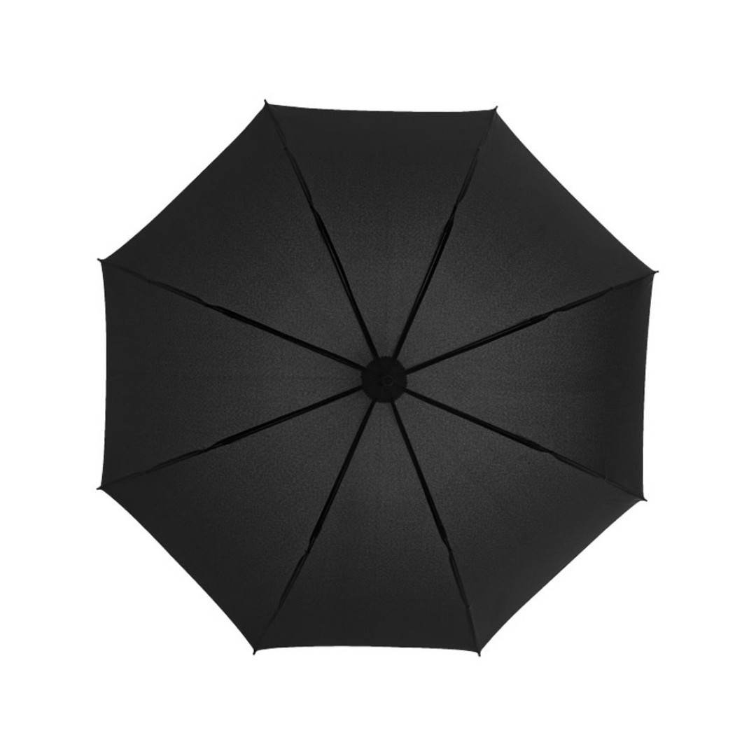 Зонт трость "Spark" полуавтомат 23", черный/лайм