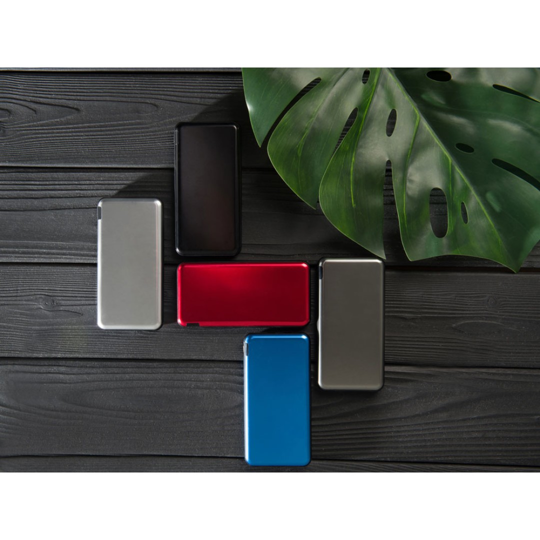 Внешний аккумулятор «Forge» v.2, металл, 10000mah, красный