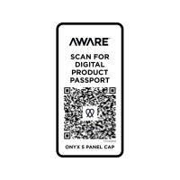 Onyx с 5 панелями Aware™ кепка из переработанных материалов - сплошной черный