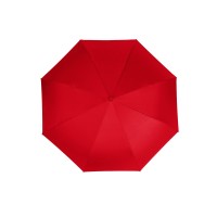 Зонт-трость наоборот Inversa, полуавтомат, красный/серый (Р)
