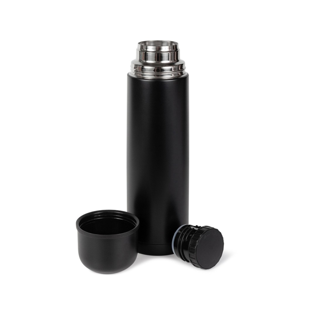 Термос Relaxika 101 (1 литр), черный (без лого)