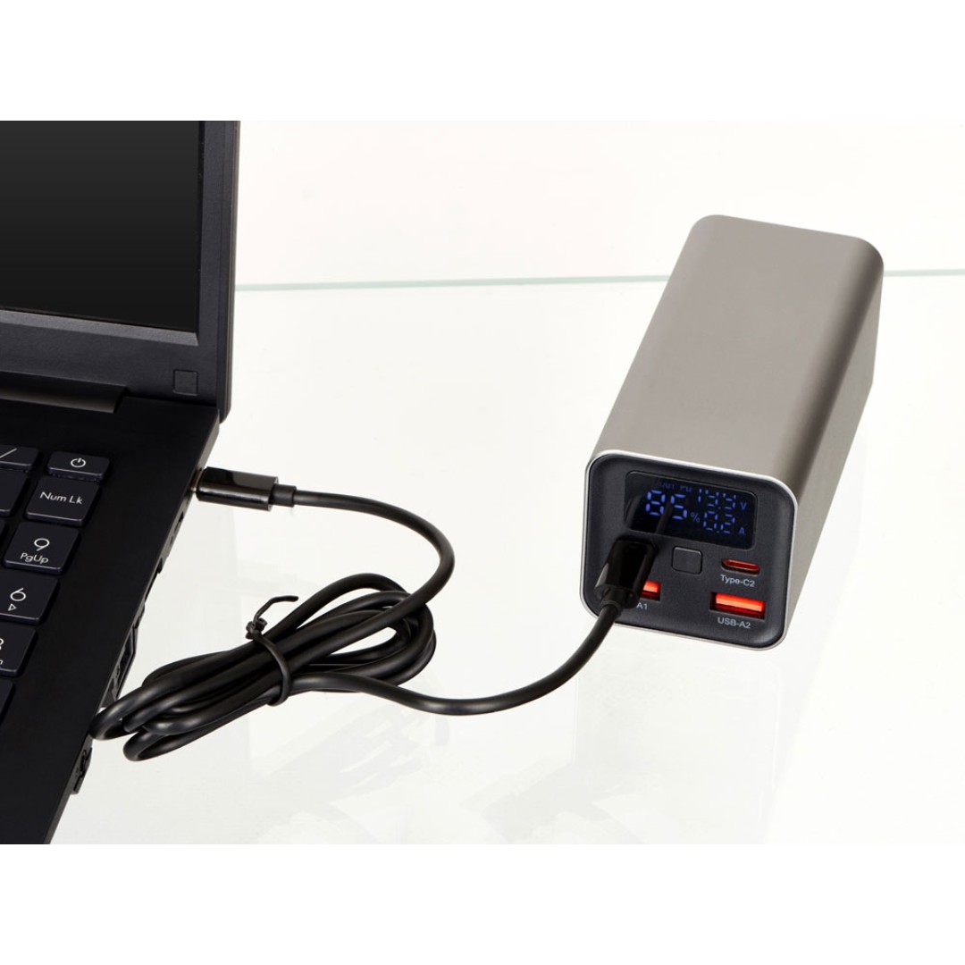 Внешний аккумулятор для ноутбуков «Main» 65 Вт, 20000 mAh, серый