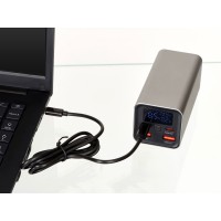 Внешний аккумулятор для ноутбуков «Main» 65 Вт, 20000 mAh, серый