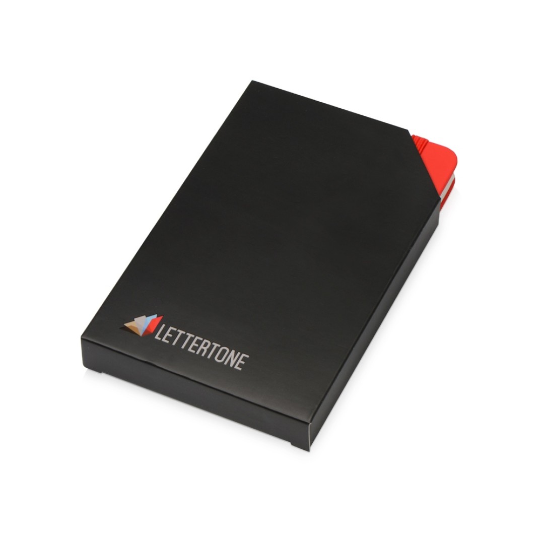 Блокнот А6 "Vision", Lettertone, красный