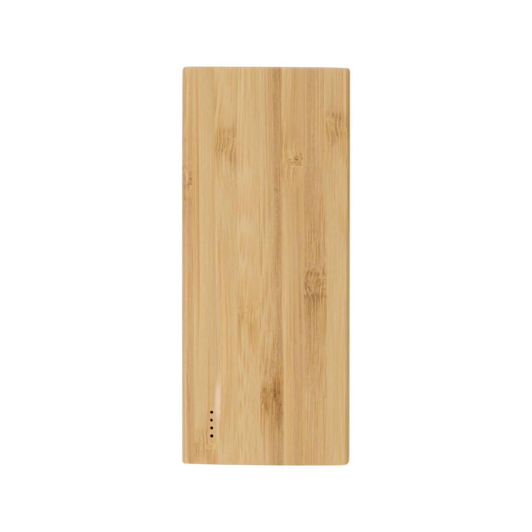 Внешний аккумулятор из бамбука "Bamboo", 5000 mAh