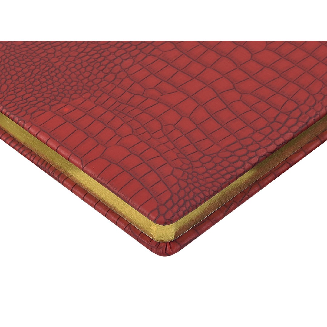 Ежедневник недатированный А5 "Amazonia", бордовый с золотым обрезом