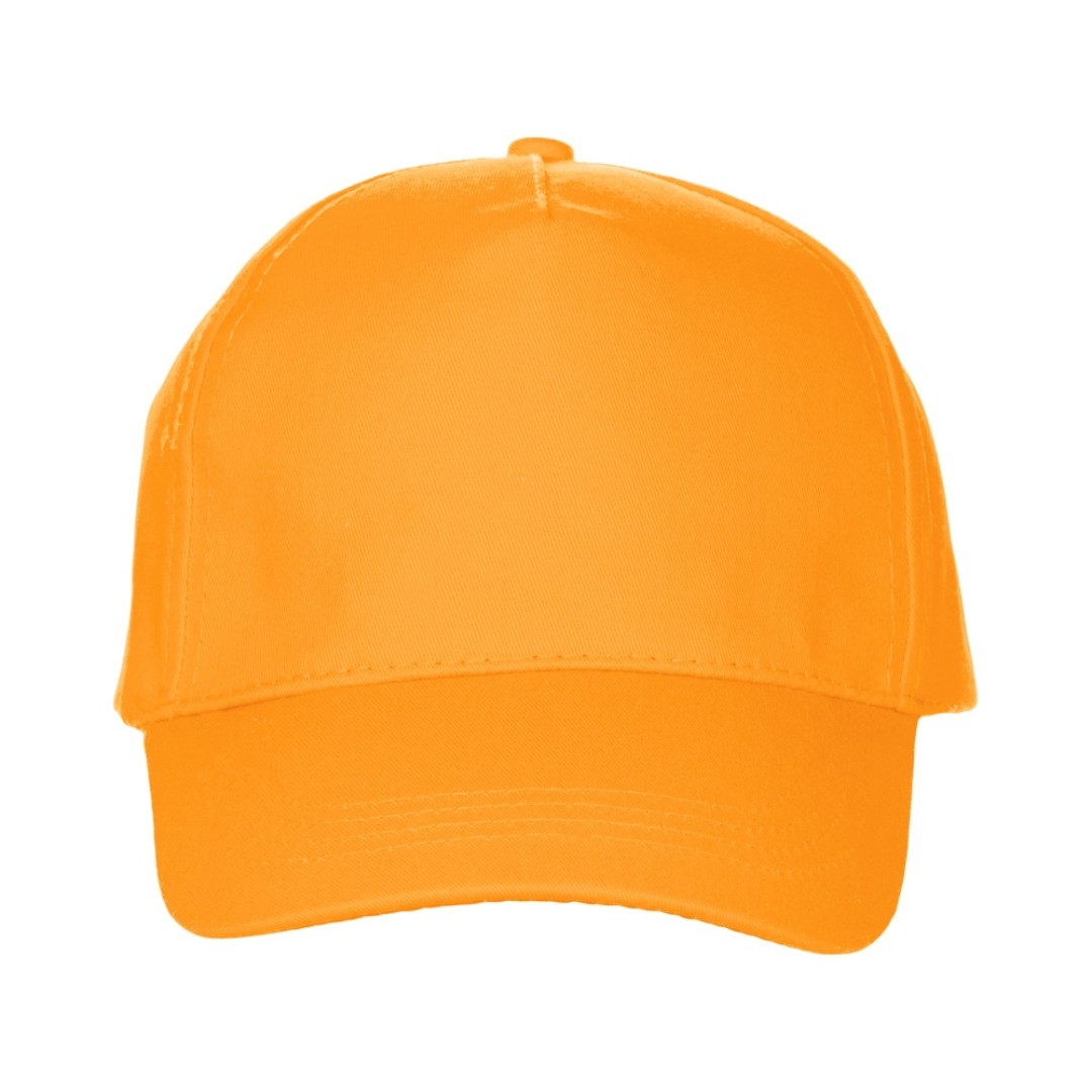 Бейсболка "Мемфис 230" 5-панельная, оранжевая