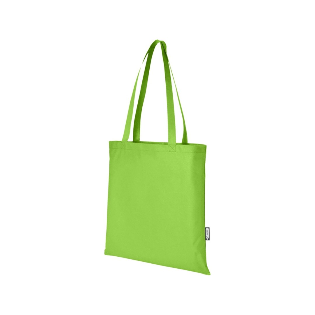 Zeus эко-сумка из нетканого материала, переработанного по стандарту GRS, объемом 6л - Лайм