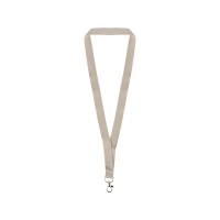 Ланьярд с карабином, бежевый