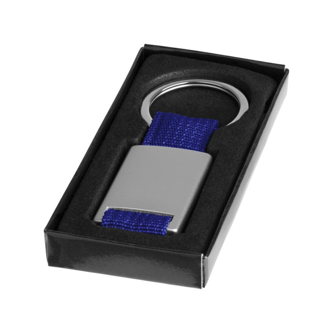 Брелок Alvaro, серебристый/ярко-синий