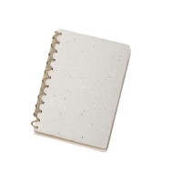 Живой блокнот А5 с бумажным карандашом и семенами цветов микс, белый