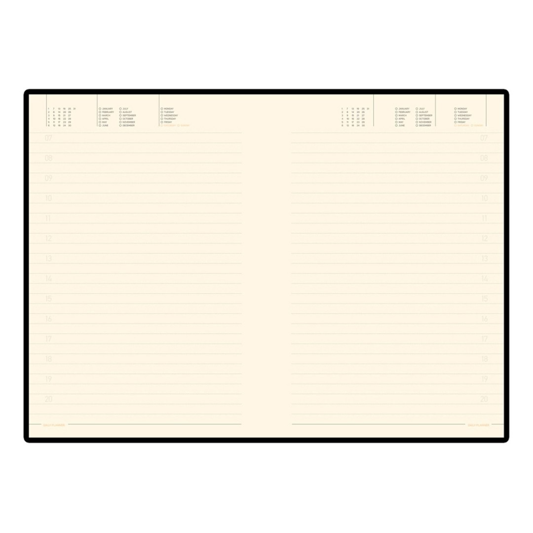 Ежедневник А5 недатированный «Megapolis Flex», темно-зеленый (Р)