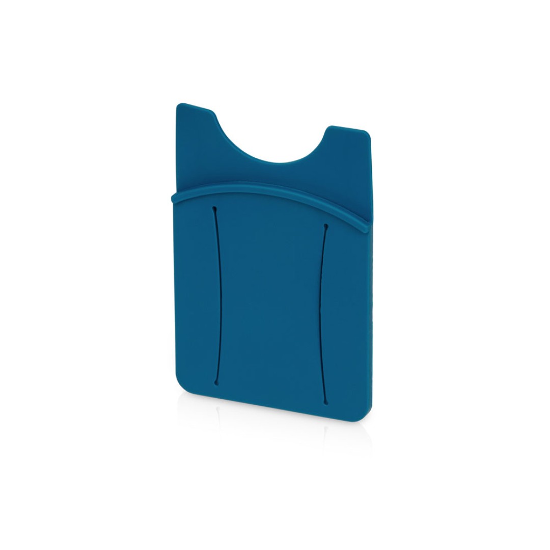 Картхолдер для телефона с держателем «Trighold», сине-зеленый