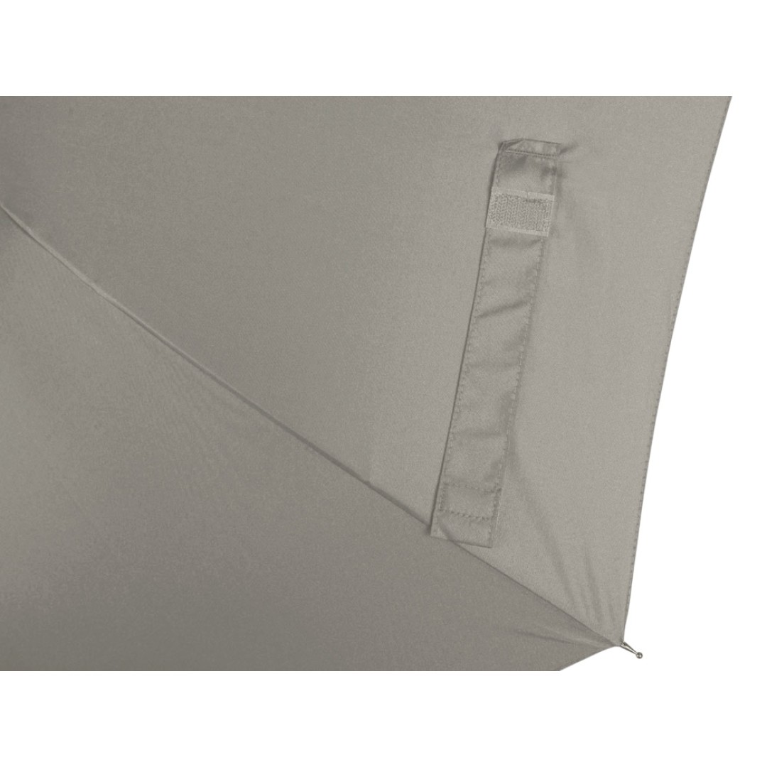 Зонт-трость Reviver с куполом из переработанного пластика, бежевый