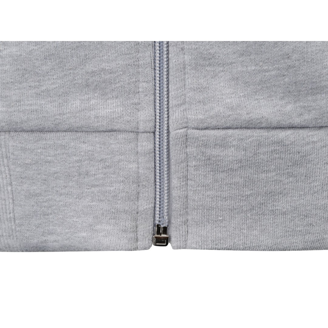 Толстовка на молнии "Perform" женская, серый меланж