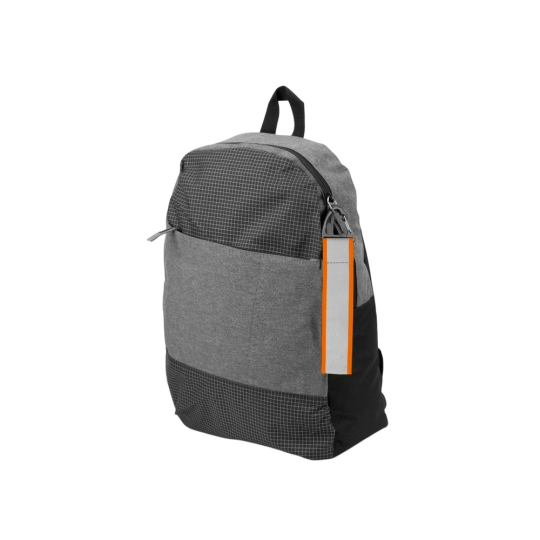 Светоотражающий брелок Reflector, серебристый/неоновый оранжевый