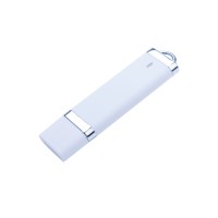 USB-флешка на 2 ГБ с покрытием soft-touch "Орландо",  белый