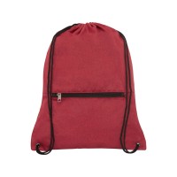 Складной рюкзак со шнурком Hoss, heather dark red