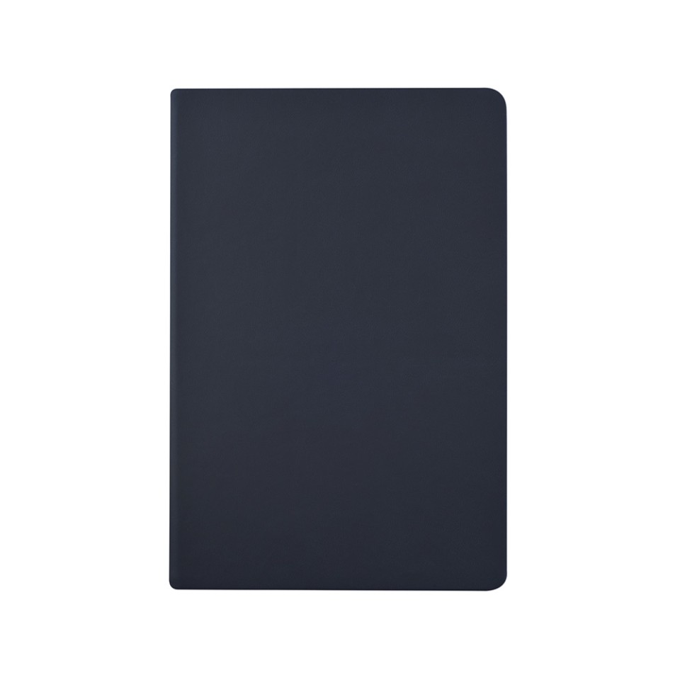 Ежедневник А5 "Megapolis Color New" soft-touch, темно-синий navy