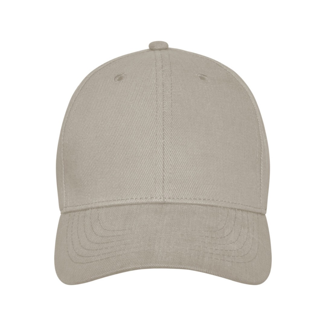 Бейсболка Davis, 6 панелей, бежевый овсяный
