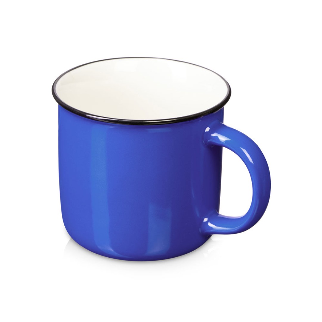 Кружка с каймой "Countryside M", синий 410ml