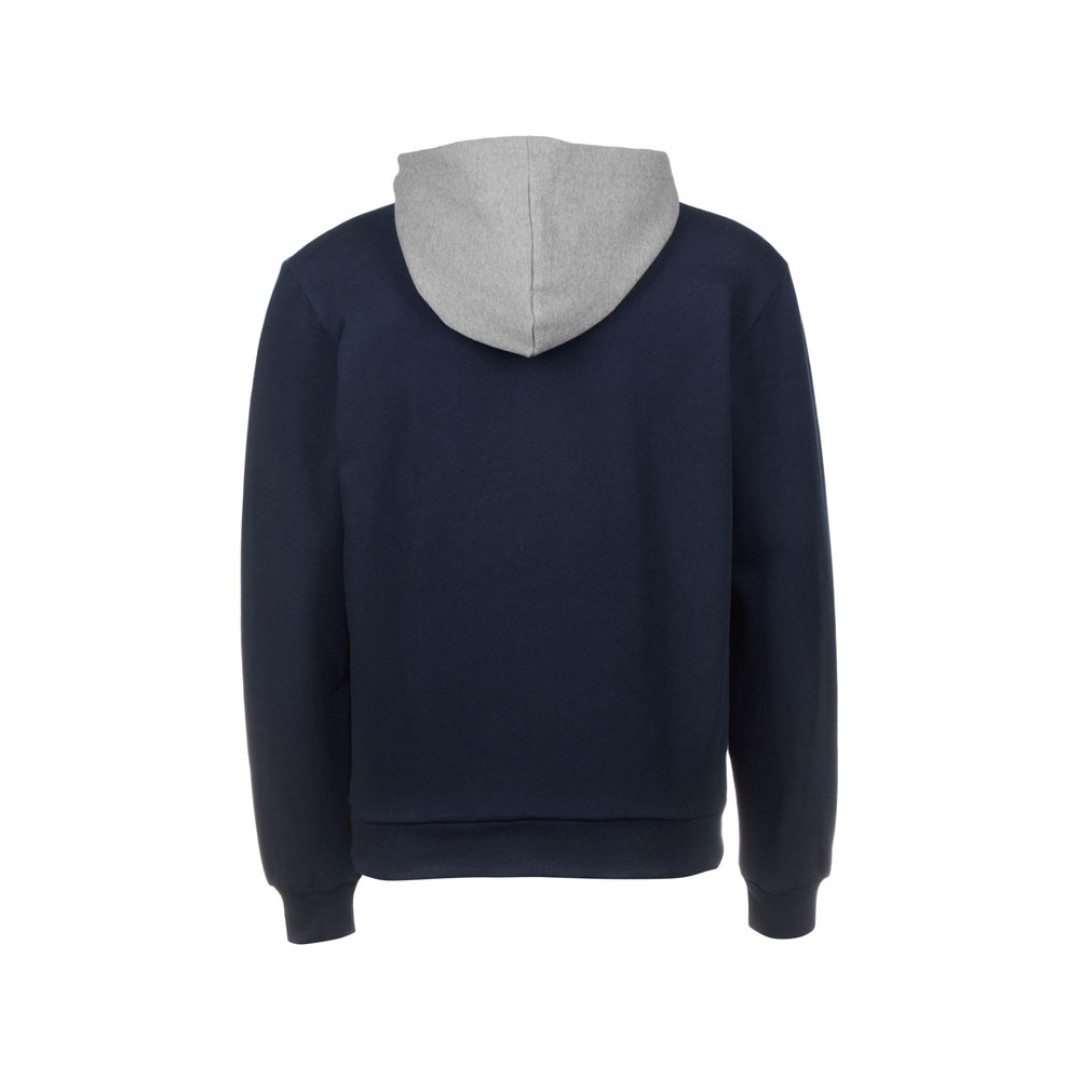 Толстовка с капюшоном "Amsterdam" мужская, темно-синий/серый меланж