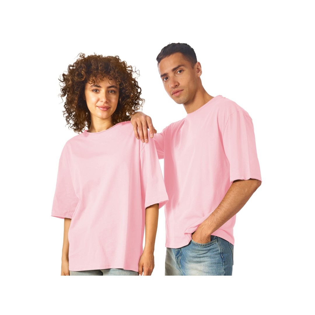Футболка оверсайз «Liyon» унисекс, розовый