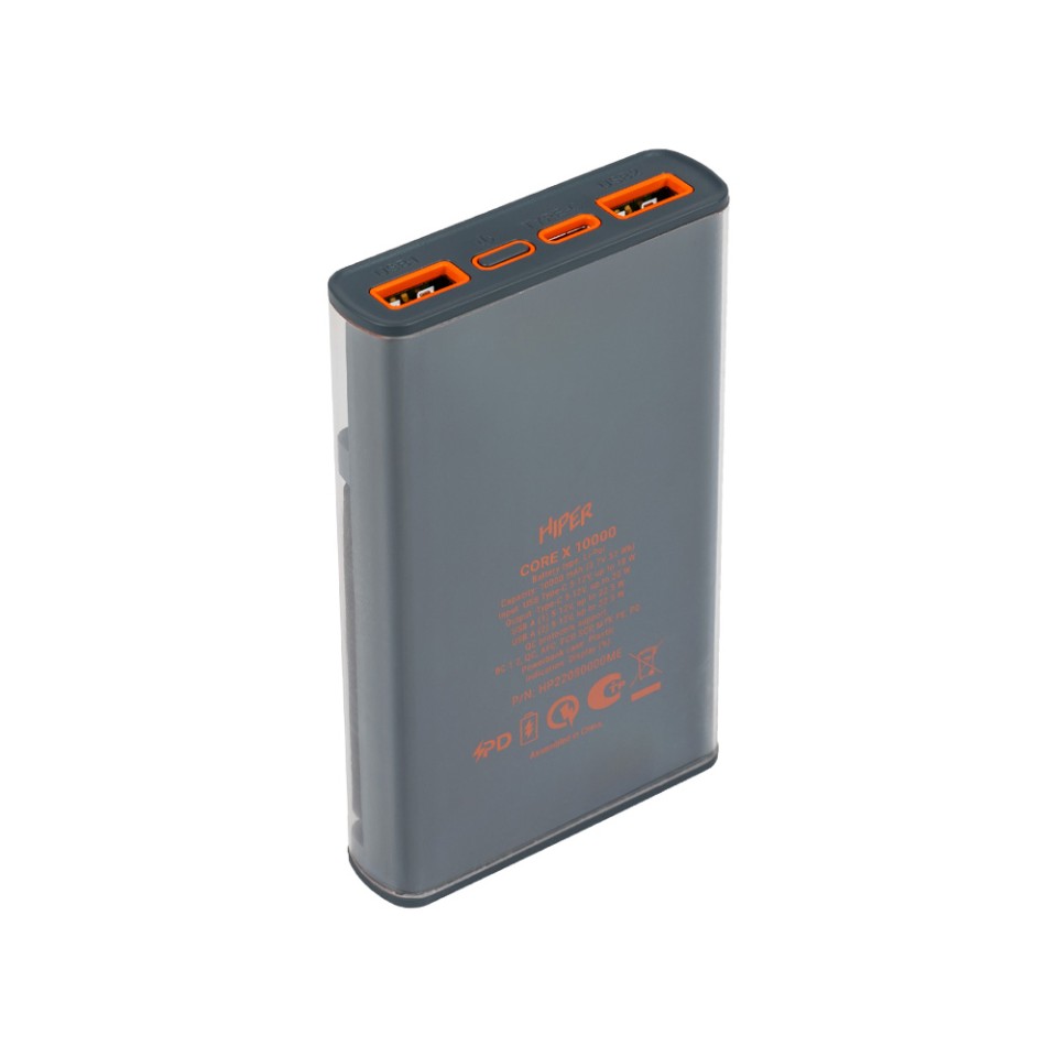 Внешний аккумулятор «CORE X», 10000 mAh, черный