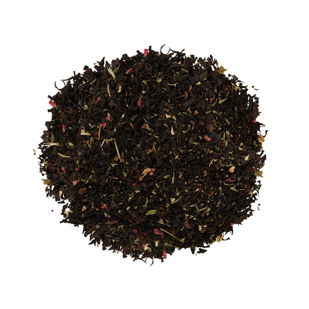 Чай черный "Малина с медом и чабрецом" в картонном стаканчике, 50 гр.