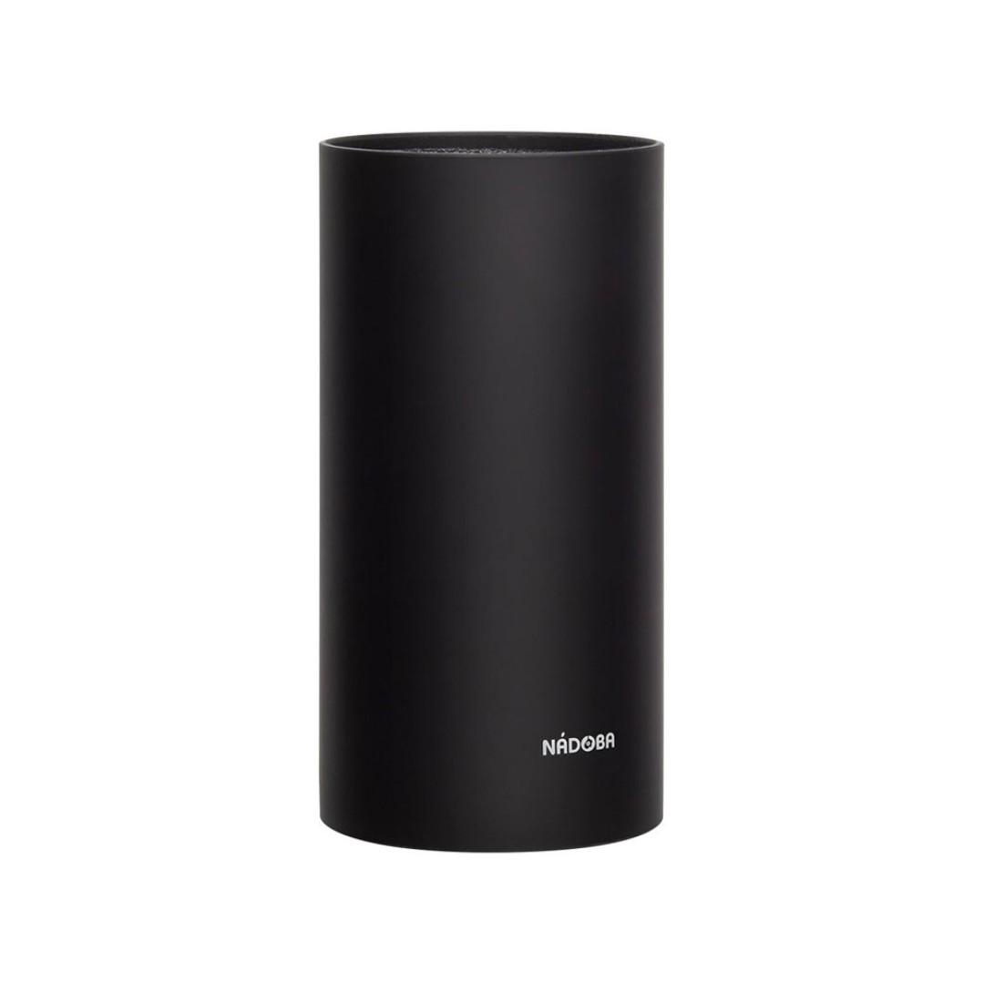 Набор из 3 кухонных ножей в универсальном блоке,  NADOBA, серия UNA