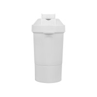 Шейкер для спортивного питания «Level Up», белый