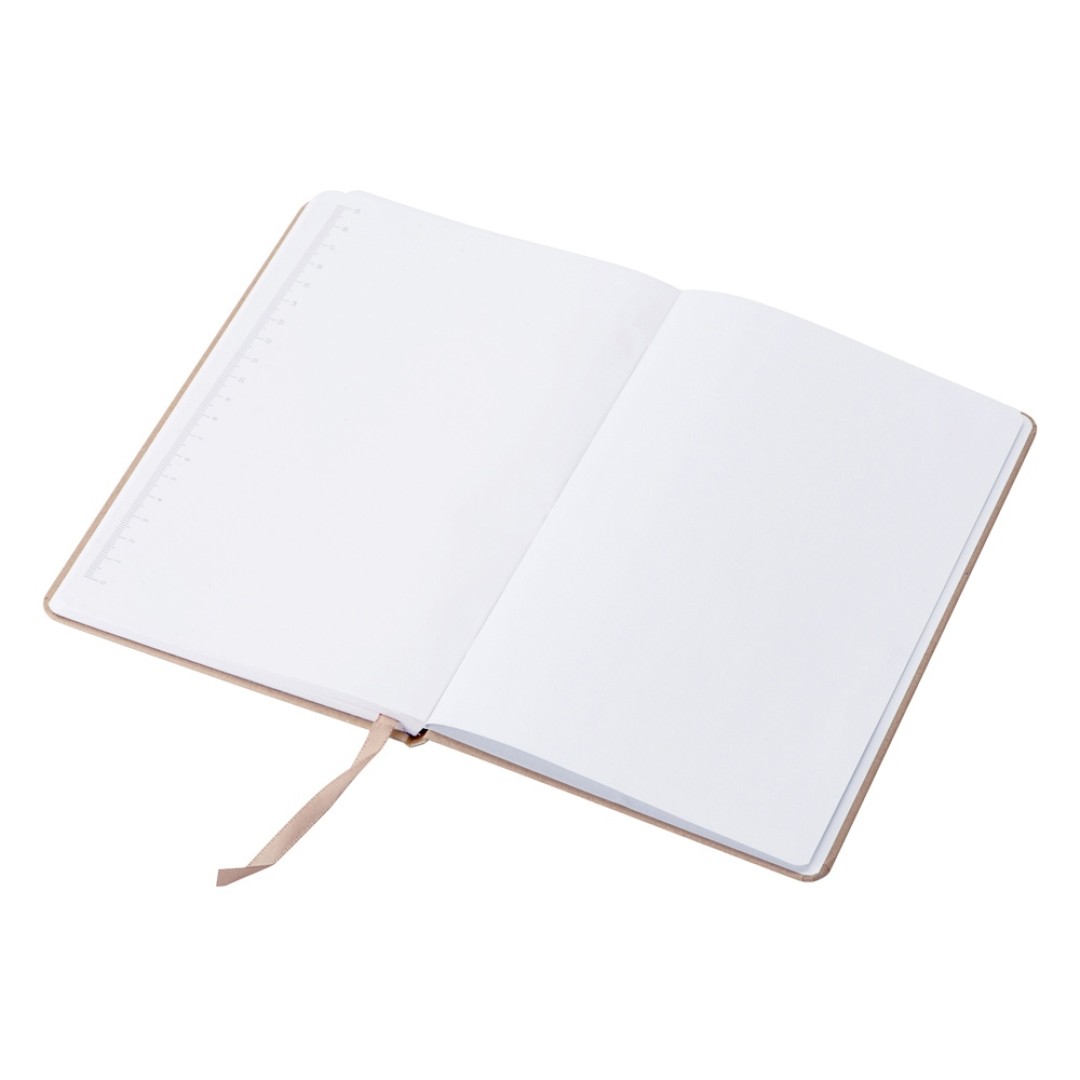 Блокнот из крафта и каменной бумаги А5 "Fleekstone", твердая обложка, крафтовый