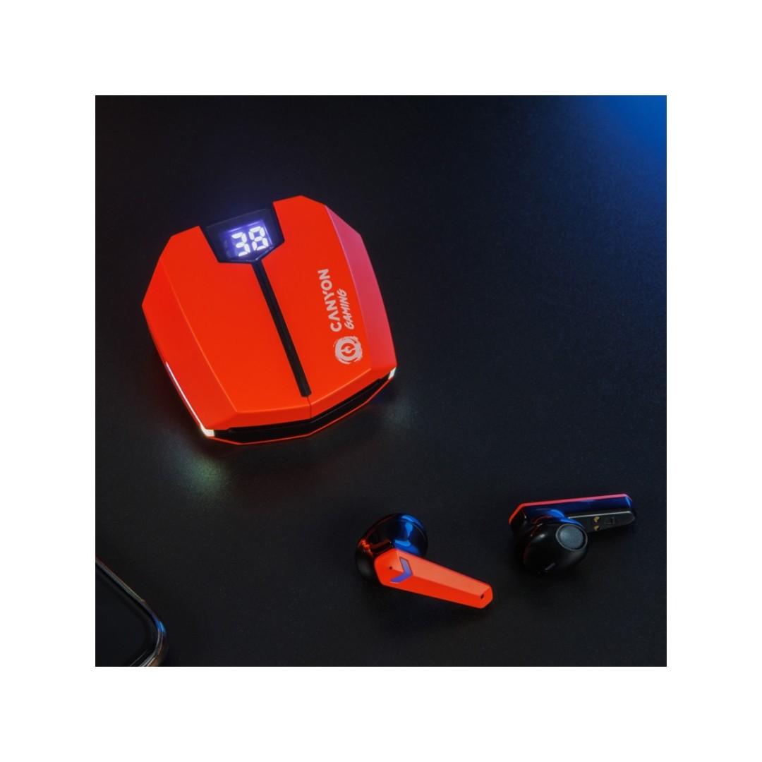 Игровая гарнитура Canyon DoubleBee GTWS-2, оранжевый (CND-GTWS2O)
