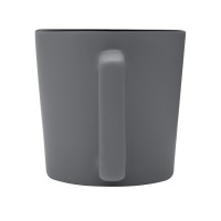 Cali Керамическая кружка объемом 370 мл с матовой отделкой - сплошной черный / Matted Grey