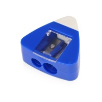 Точилка с ластиком "Easy duo", синий